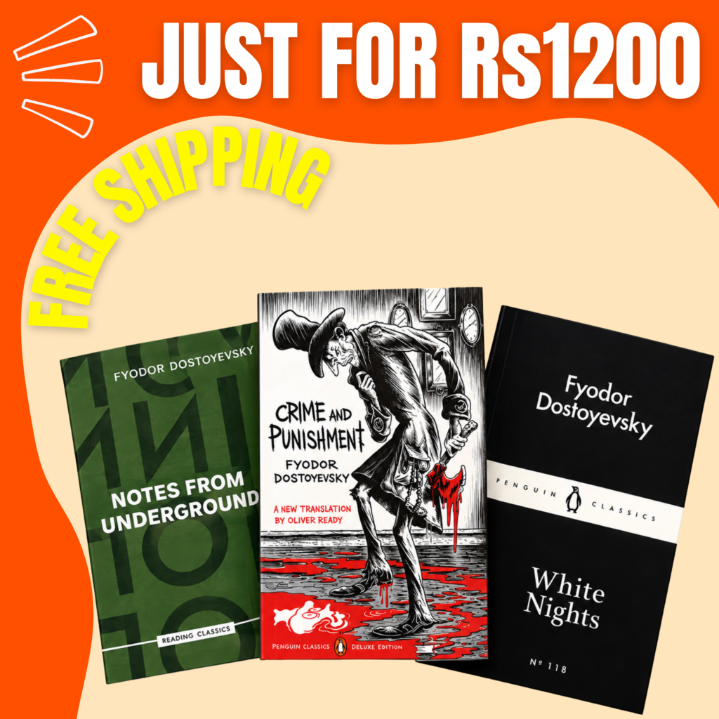 Fyodor Dostoyesky 3 Books set