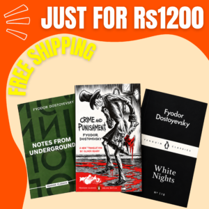 Fyodor Dostoyesky 3 Books set